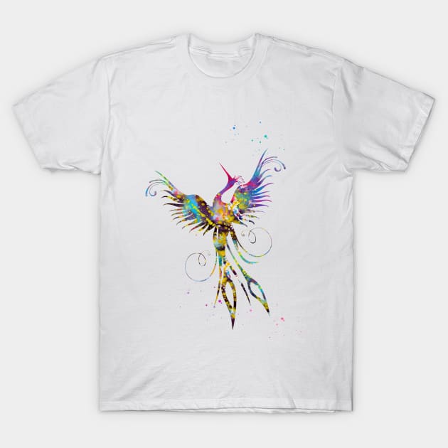 Phoenix bird T-Shirt by erzebeth